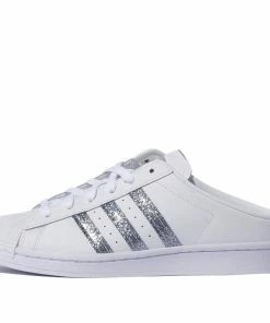 Adidas Originals (WMNS) Adidas Superstar Mule 'White Silver Metallic' FZ2260