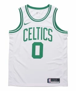 Nike NBA Sports Quick Dry Basketball Jersey/Vest SW Fan Edition 2020 Season Boston Celtics Tatum 0 White CW3585-107