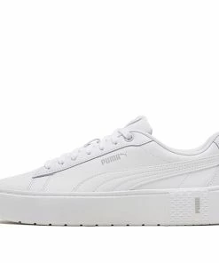 (WMNS) Puma Smash Platform V2 'Triple White' 373035-01