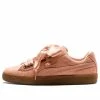 (WMNS) PUMA Basket Heart Corduroy 'Pink Brown' 366729-01