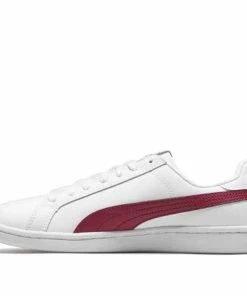 PUMA Smash Leather 'White Tibetan Red' 356722-23