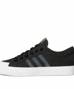 (WMNS) Adidas Originals Nizza Black/Blue FX9004