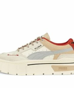 Puma (WMNS) Mayze Stack 'Retro Grade - Vaporous Grey Red' 386450-01