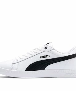 (WMNS) PUMA Smash V2 Leather 'White Black' 365208-01