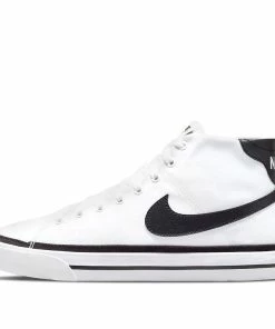 Nike Court Legacy Canvas Mid 'White Black' DD0162-100