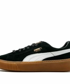 (WMNS) PUMA Suede Platform 'Black Gum' 363559-02