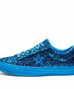 Converse One Star Shoes Blue 162619C