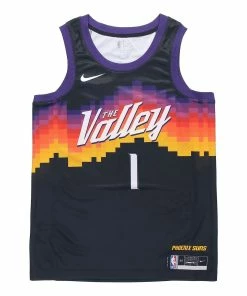 Nike NBA Retro Jersey Vest SW Fan Edition Phoenix Suns Devin Booker 1 Black CN1773-013