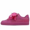 (WMNS) PUMA Basket Heart Lunar Glow 'Pink Red' 366733-02