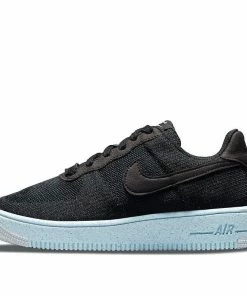 Nike Air Force 1 Crater Flyknit 'Black Chambray Blue' DC4831-001