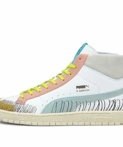 Puma Michael Lau X Ralph Sampson 70 Mid 'Scribble' 375197-01